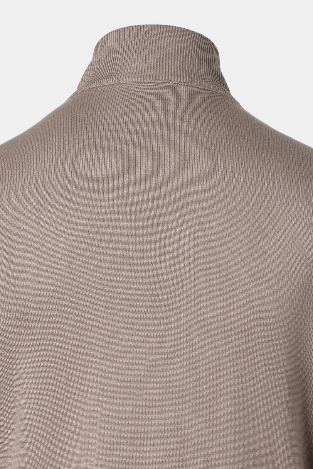 Blouson bi matière col montant - Noisette - Image 5