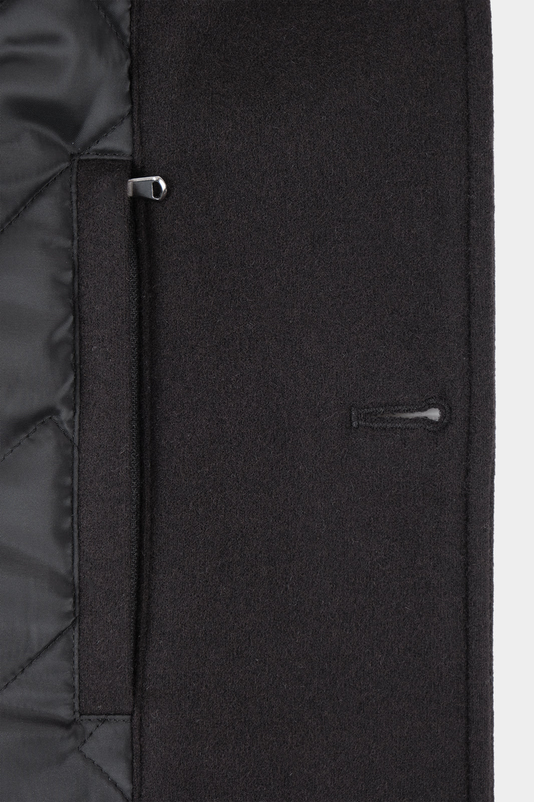 Blouson collège flanelle - Noir - Image 5