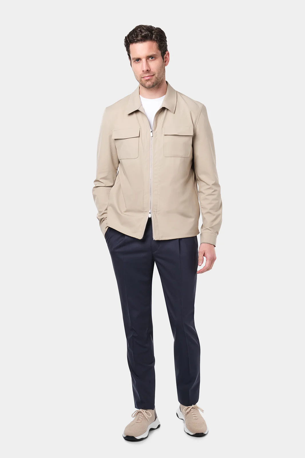 Blouson technique Bon - Beige