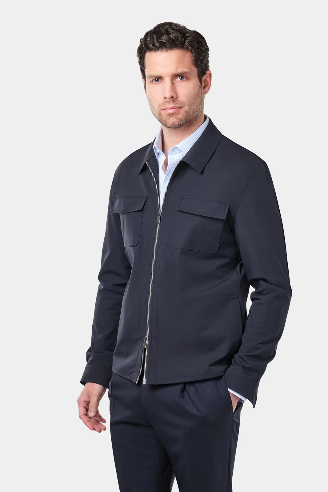 Blouson technique Bon - Bleu marine - Image 2