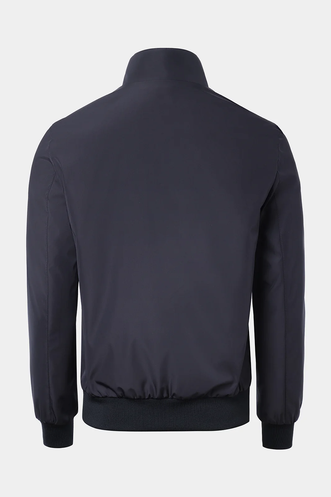 Blouson zippé avec fourrure amovible - Marine - Image 6