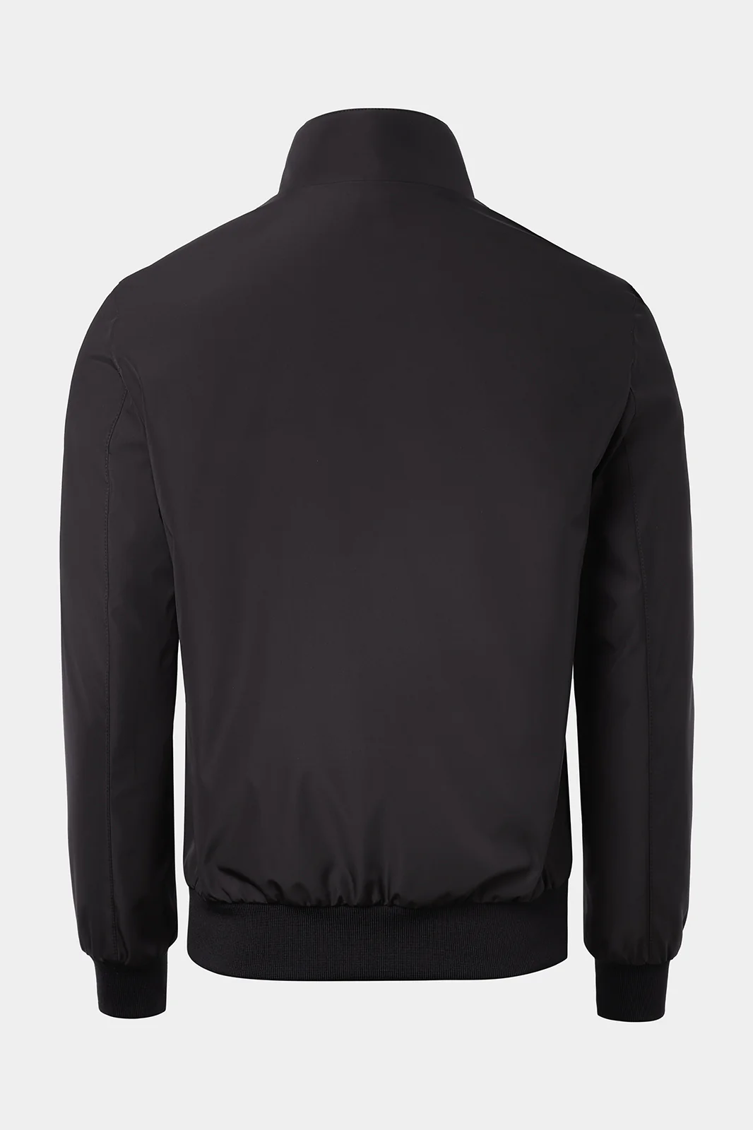 Blouson zippé avec fourrure amovible - Noir - Image 6