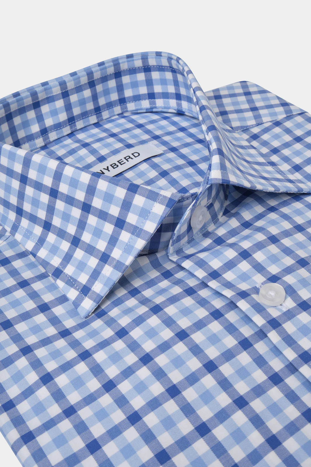 Chemise à carreaux - Bleu ciel et bleu lumineux - Image 2