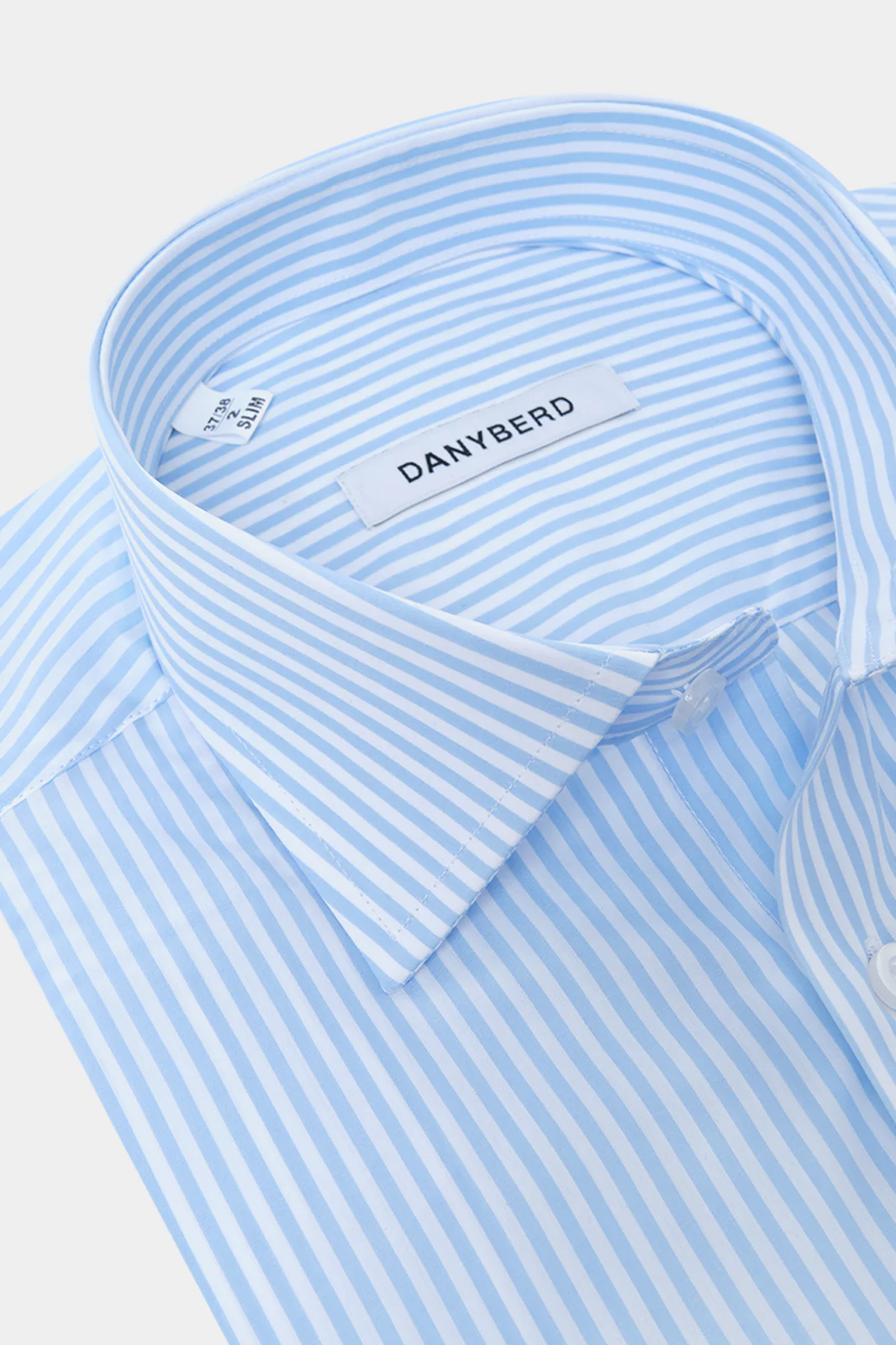 Chemise à rayure - Blanc et bleu - Image 2