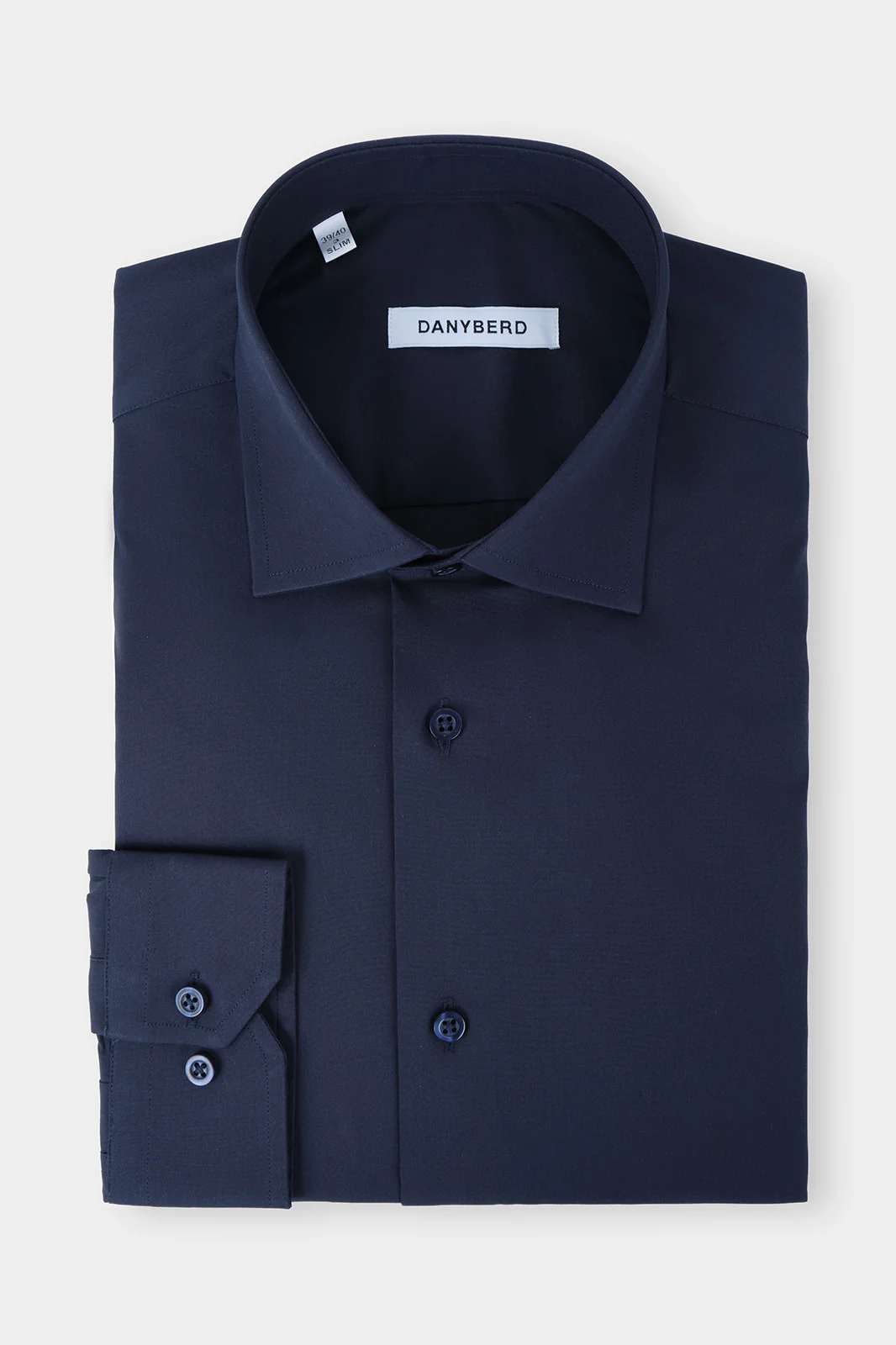 Chemise col français - Confort - Marine