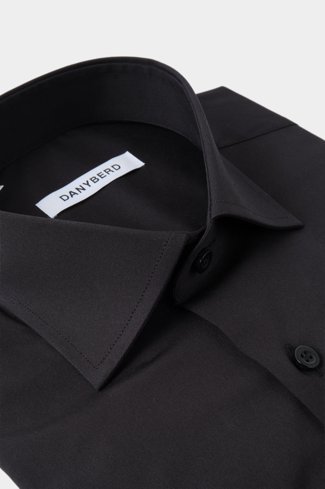 Chemise col français - Confort - Noir - Image 2
