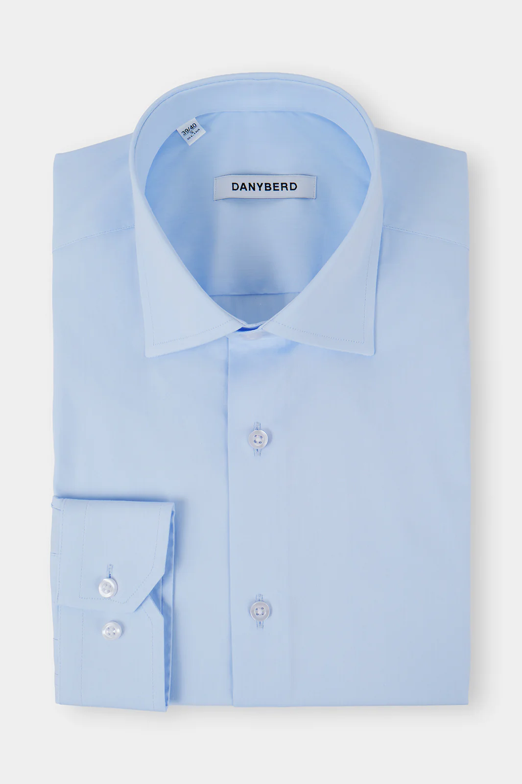 Chemise col français - Bleu ciel
