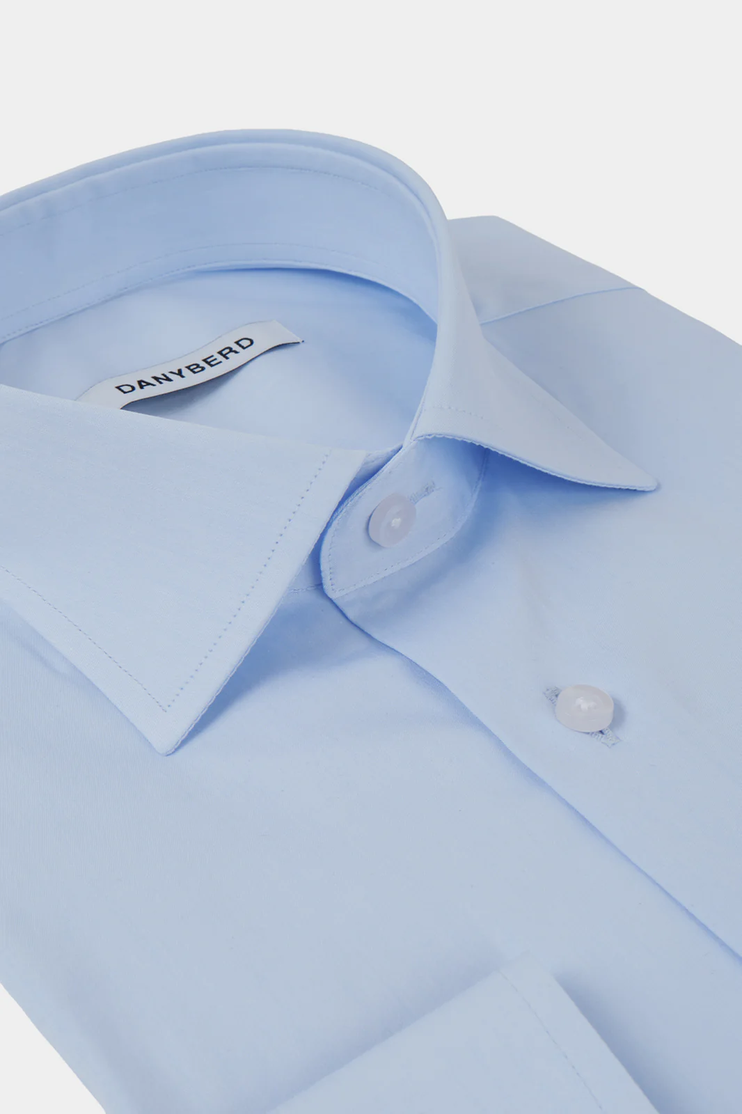 Chemise col français - Bleu ciel - Image 2