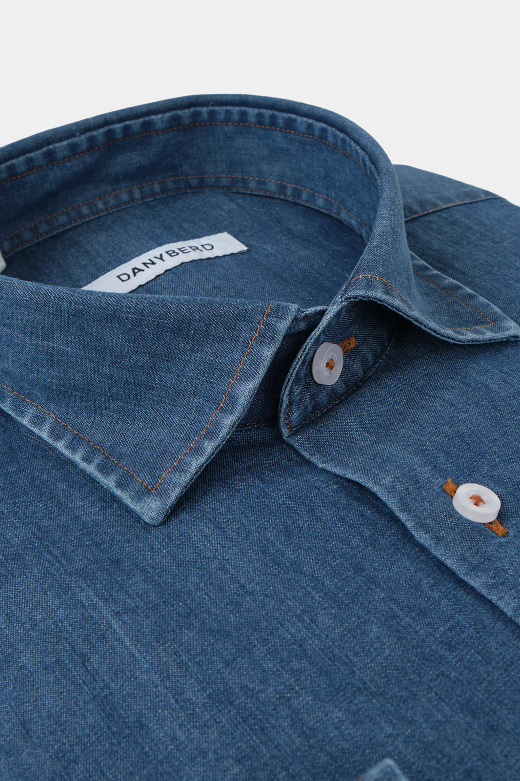 Chemise col français - Jeans coutures contrastées - Image 2