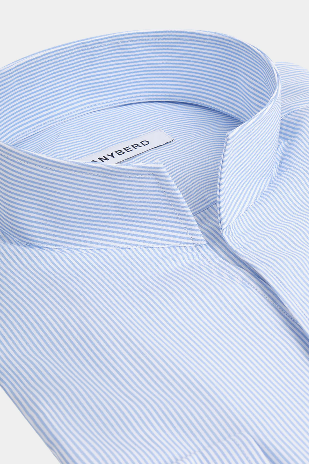 Chemise col indien à rayures fines - Image 2