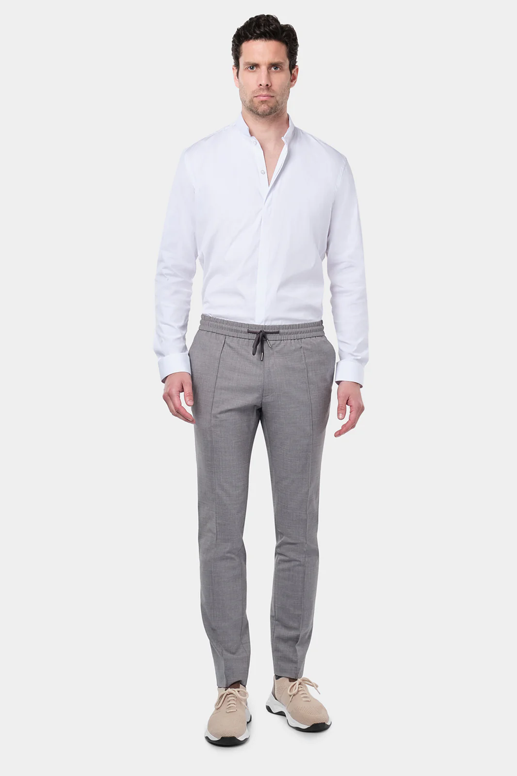 Chemise confort col inversé - Blanche - Image 4