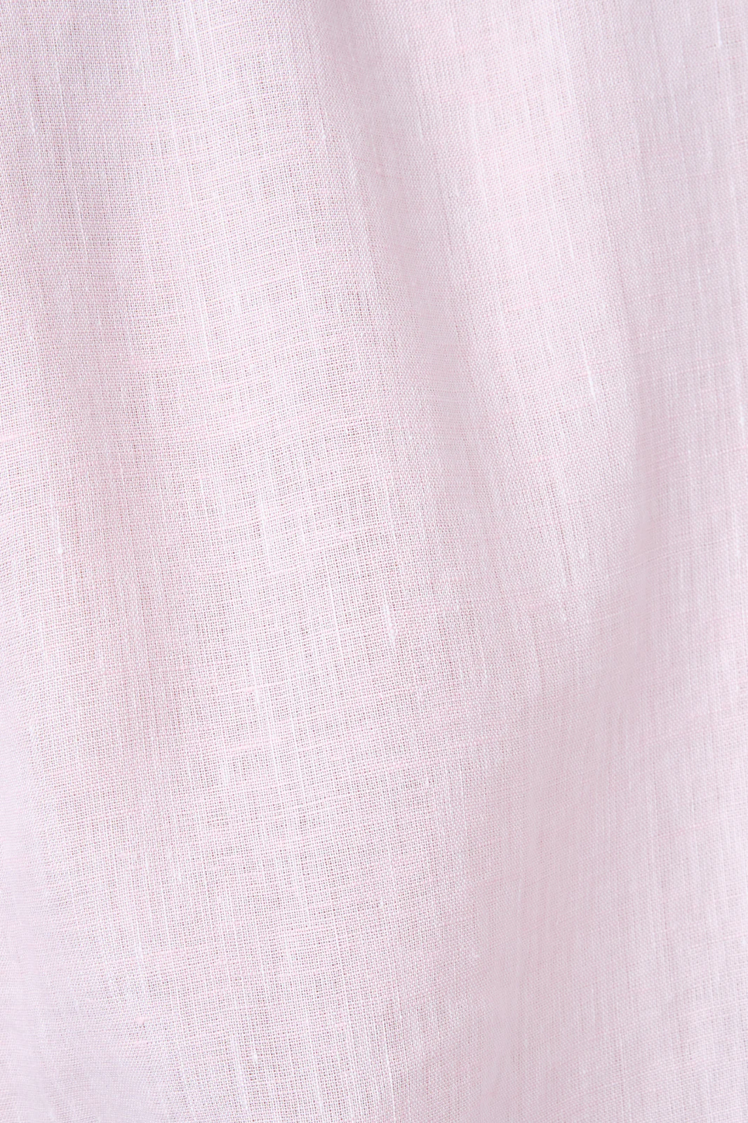 Chemise en lin col français - Rose - Image 3