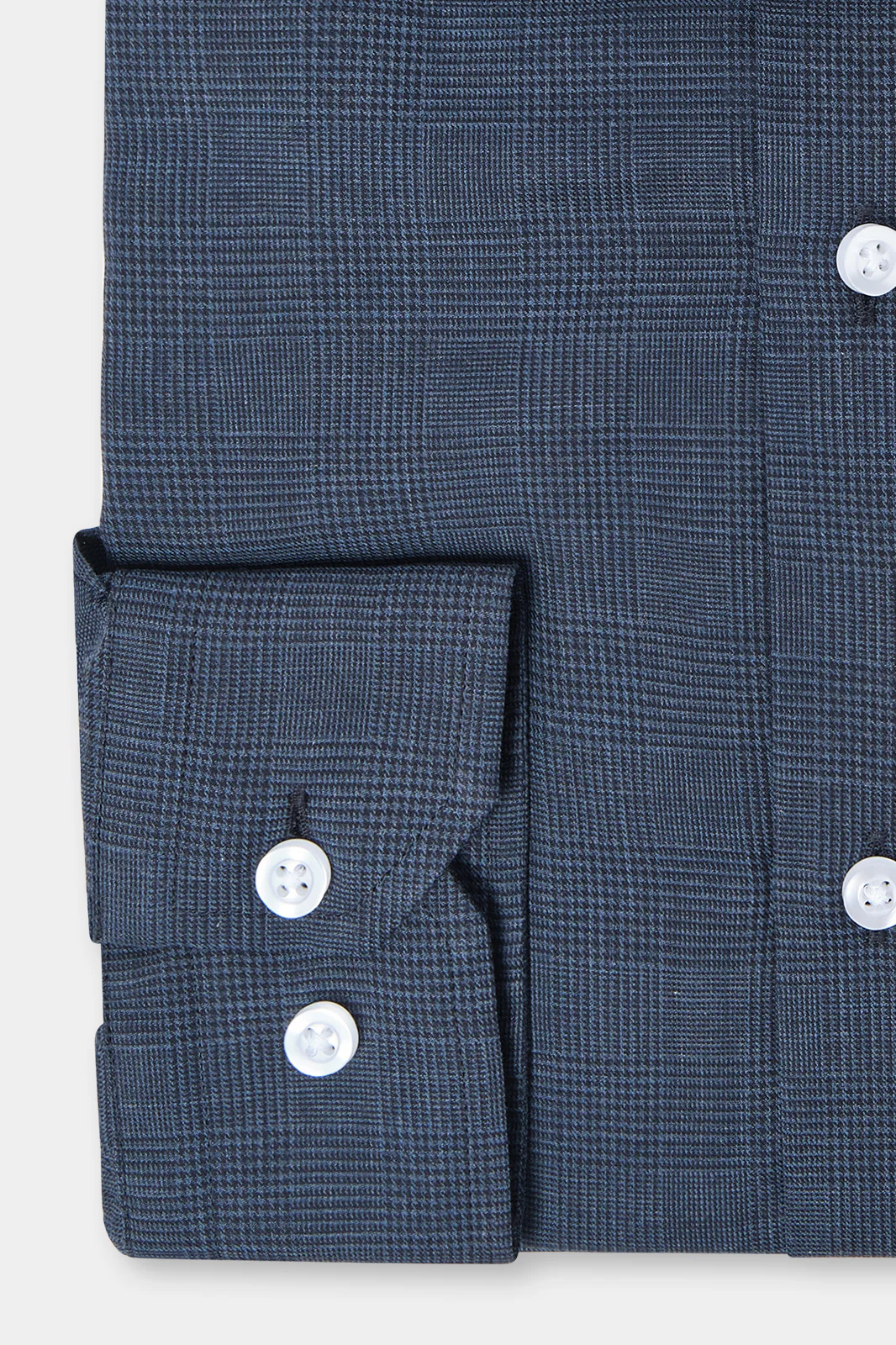 Chemise Prince de Galles - Bleu grisé - Image 3