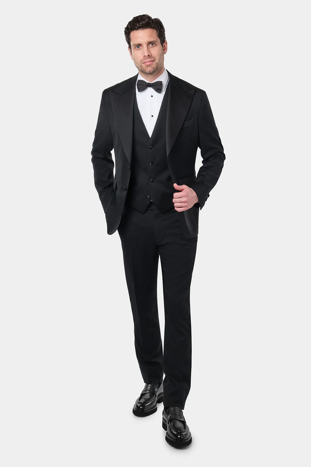 Chemise smoking - Blanche - Image 3