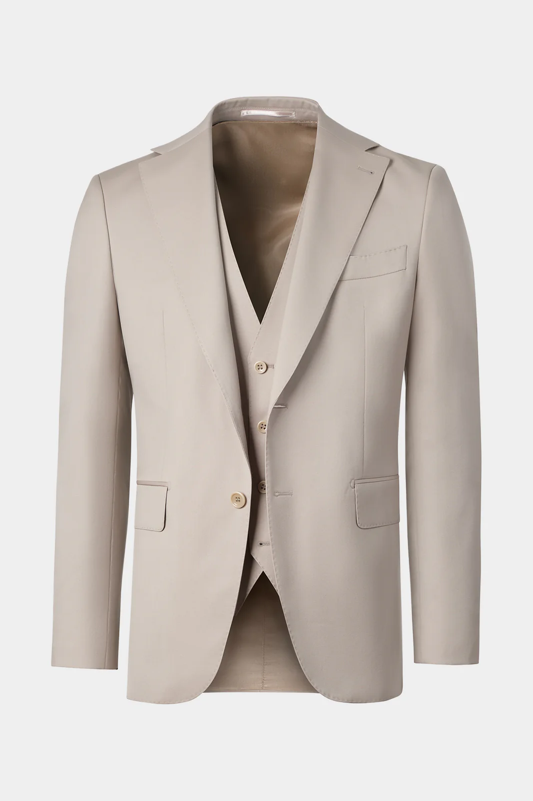 Costume 3 pièces - Beige - Image 2