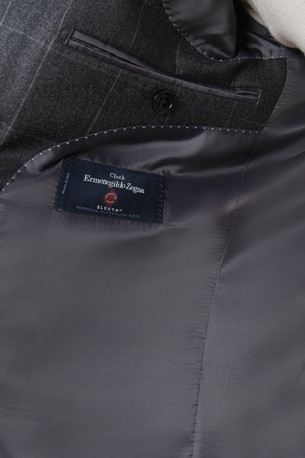 Costume à carreaux - Gris moyen - Image 4