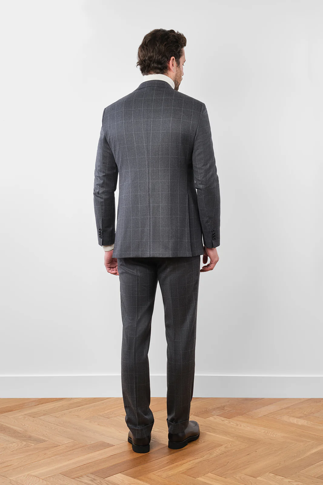 Costume à carreaux - Gris moyen - Image 6