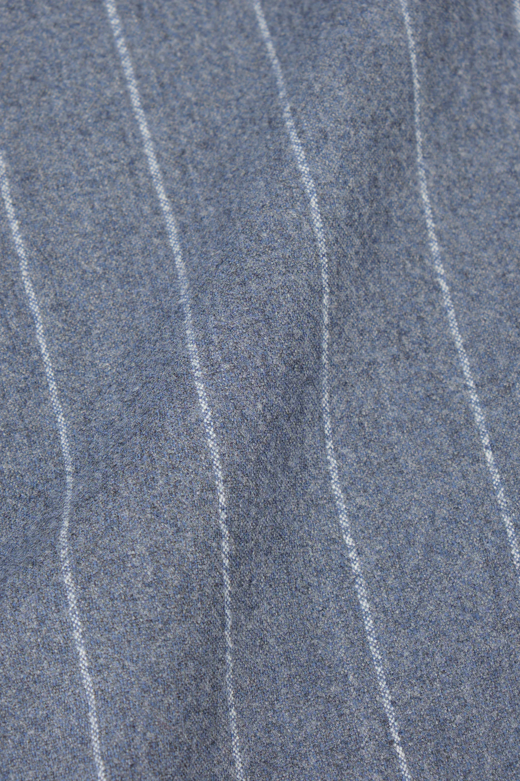 Costume avec pantalon patte de serrage - Gris clair à rayures - Image 6