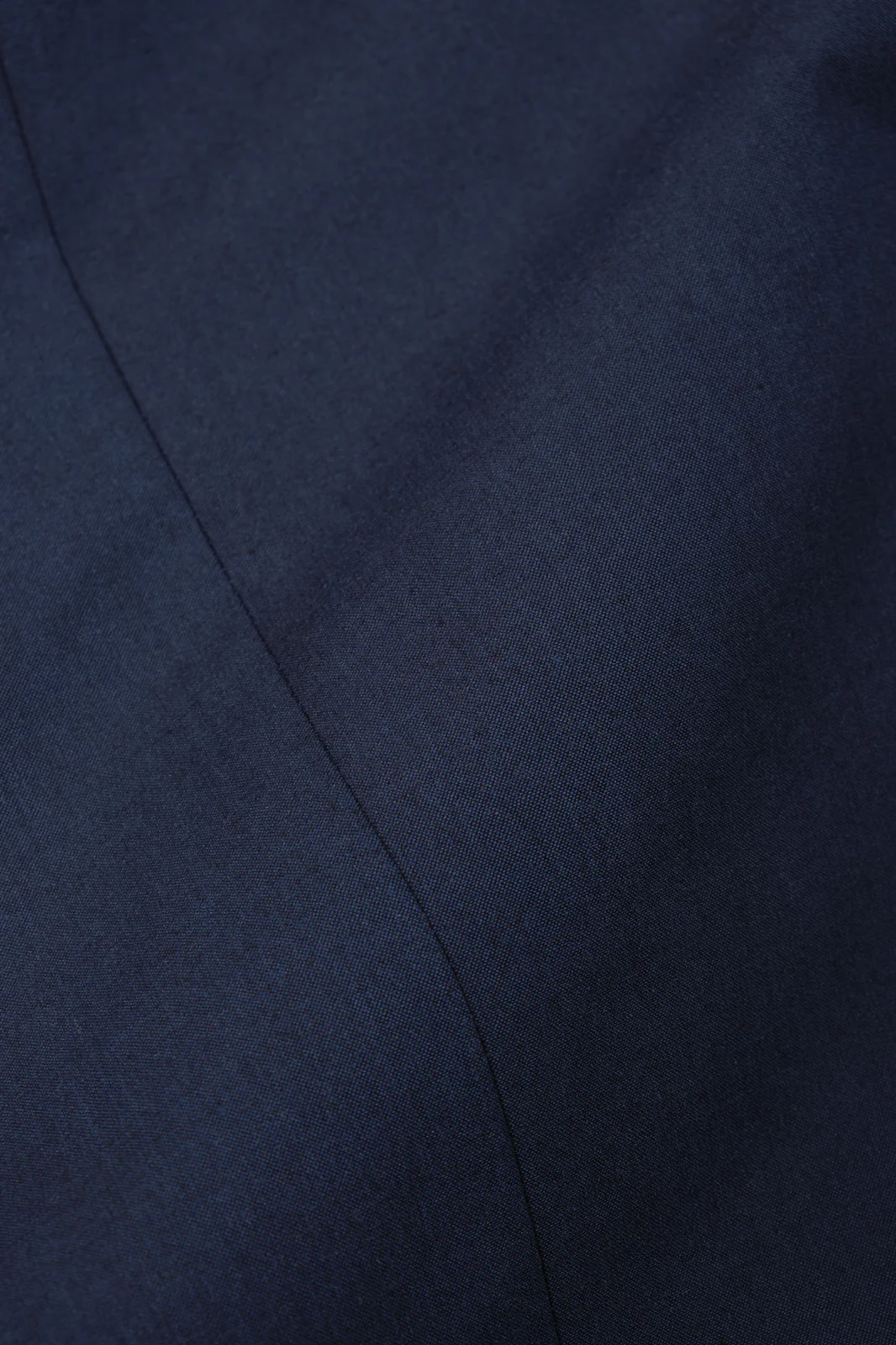 Costume croisé poche plaquée et pantalon patte de serrage - Bleu Marine - Image 4