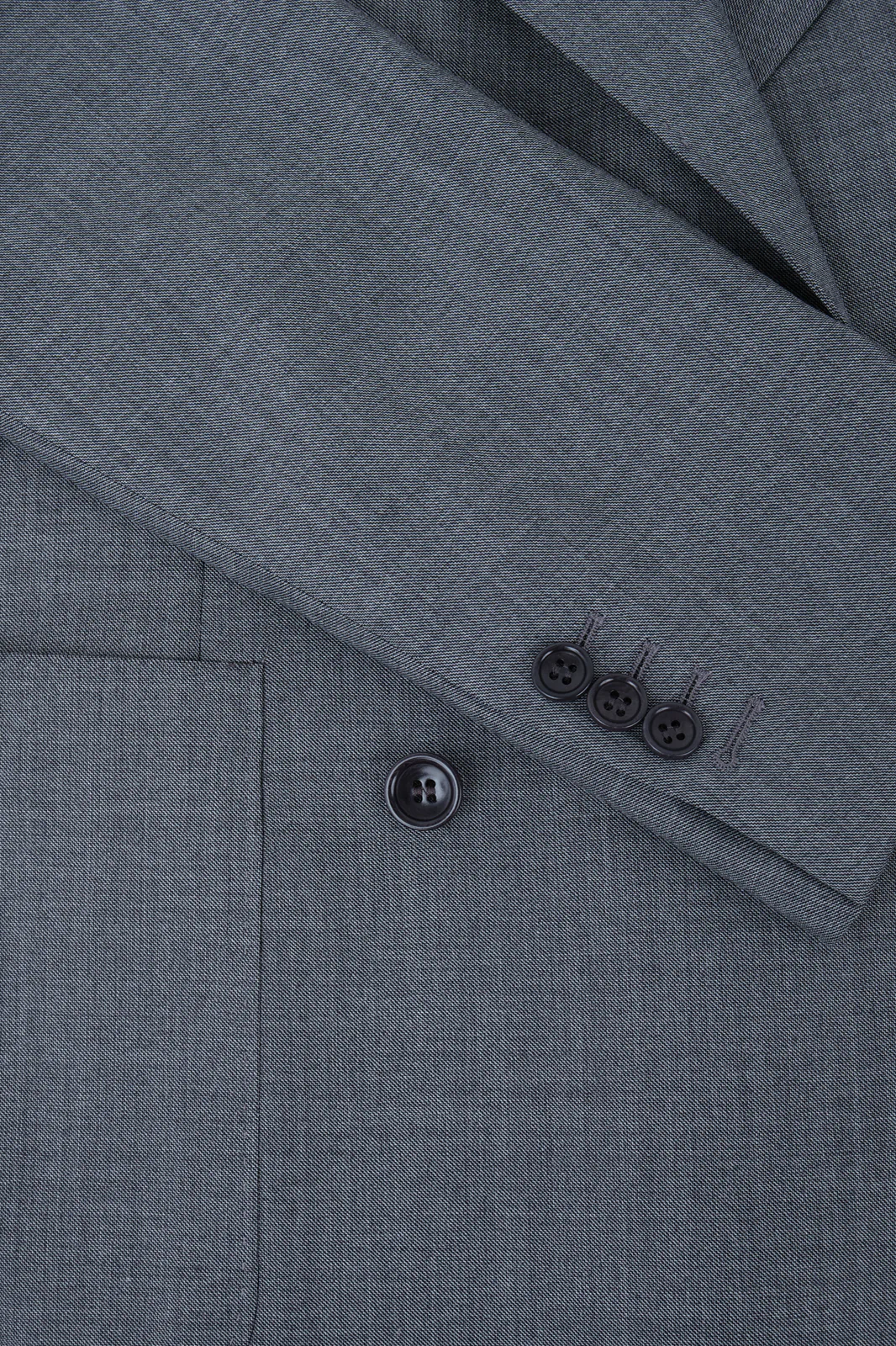 Costume croisé poche plaquée - Gris moyen - Image 4
