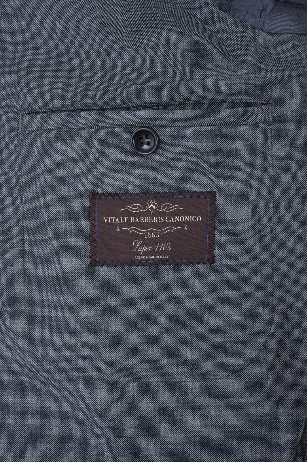 Costume croisé poche plaquée - Gris moyen - Image 5