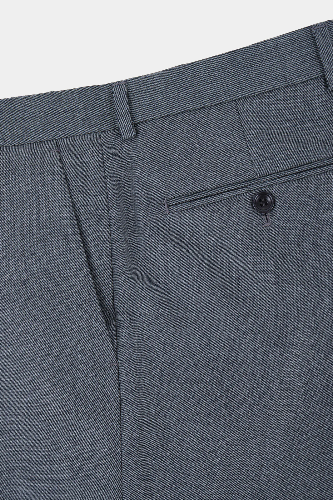 Costume croisé poche plaquée - Gris moyen - Image 6
