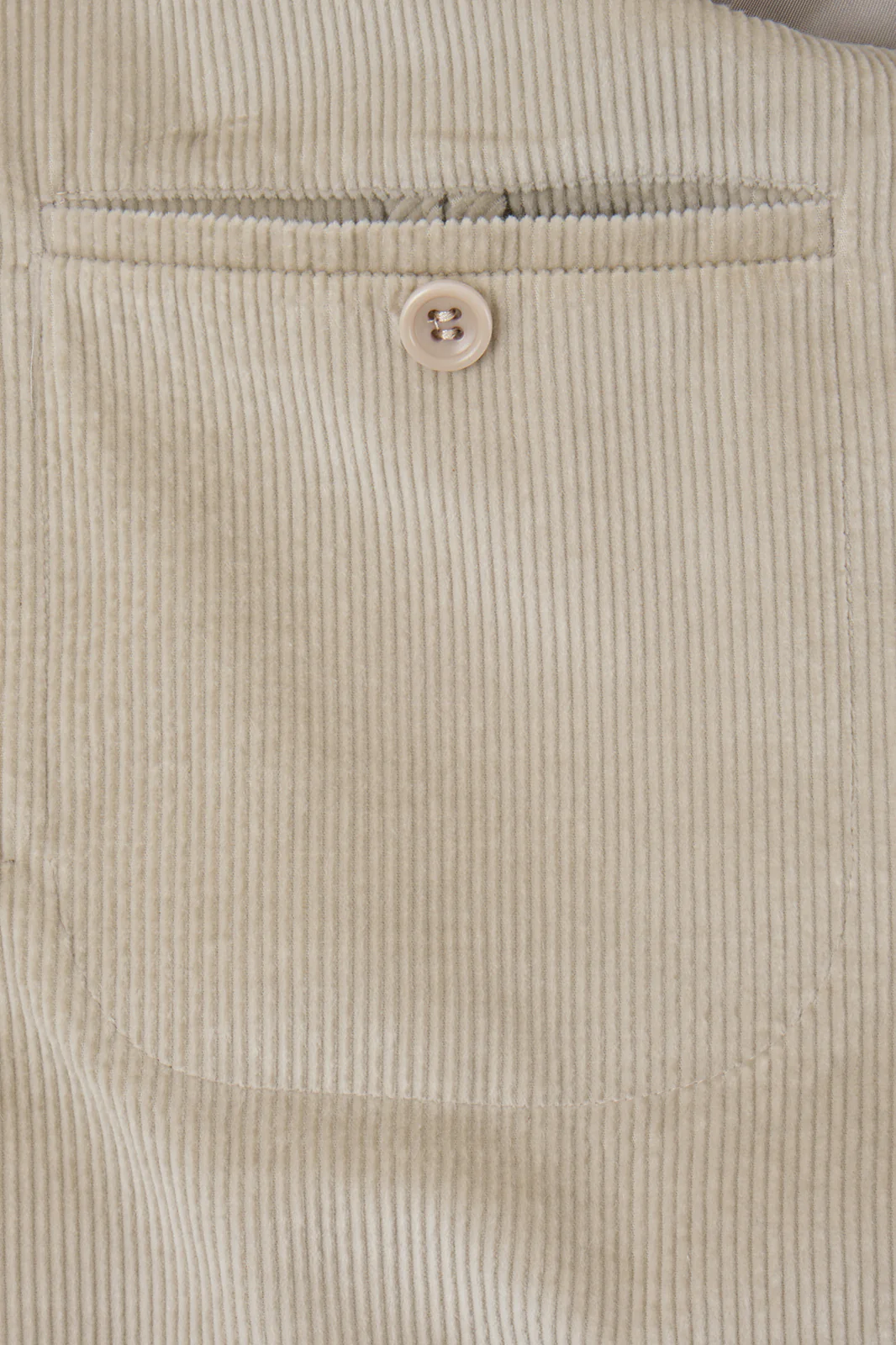 Costume croisé velours côtelé - Beige clair - Image 4