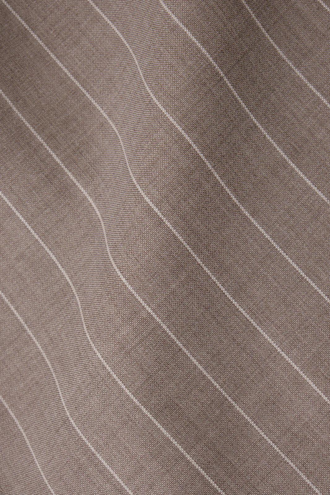Costume en laine - Beige à rayures blanches - Image 6