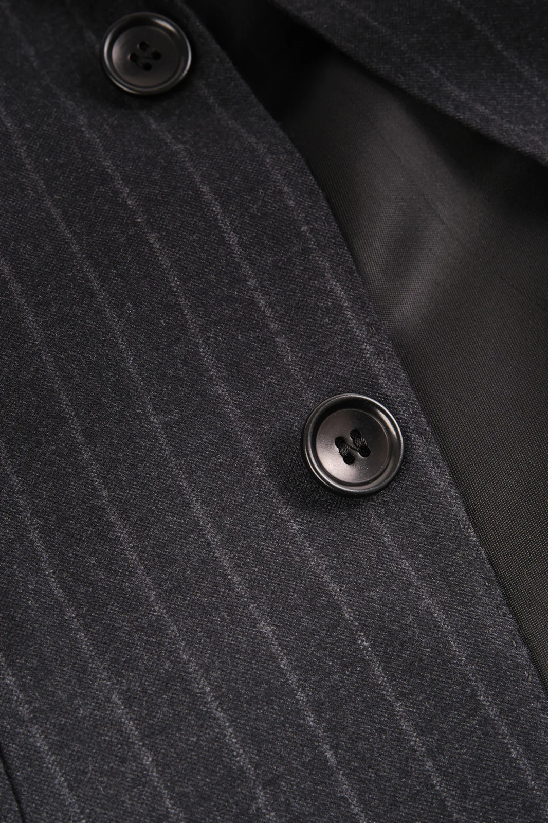 Costume en laine à rayures - Gris Anthracite - Image 3