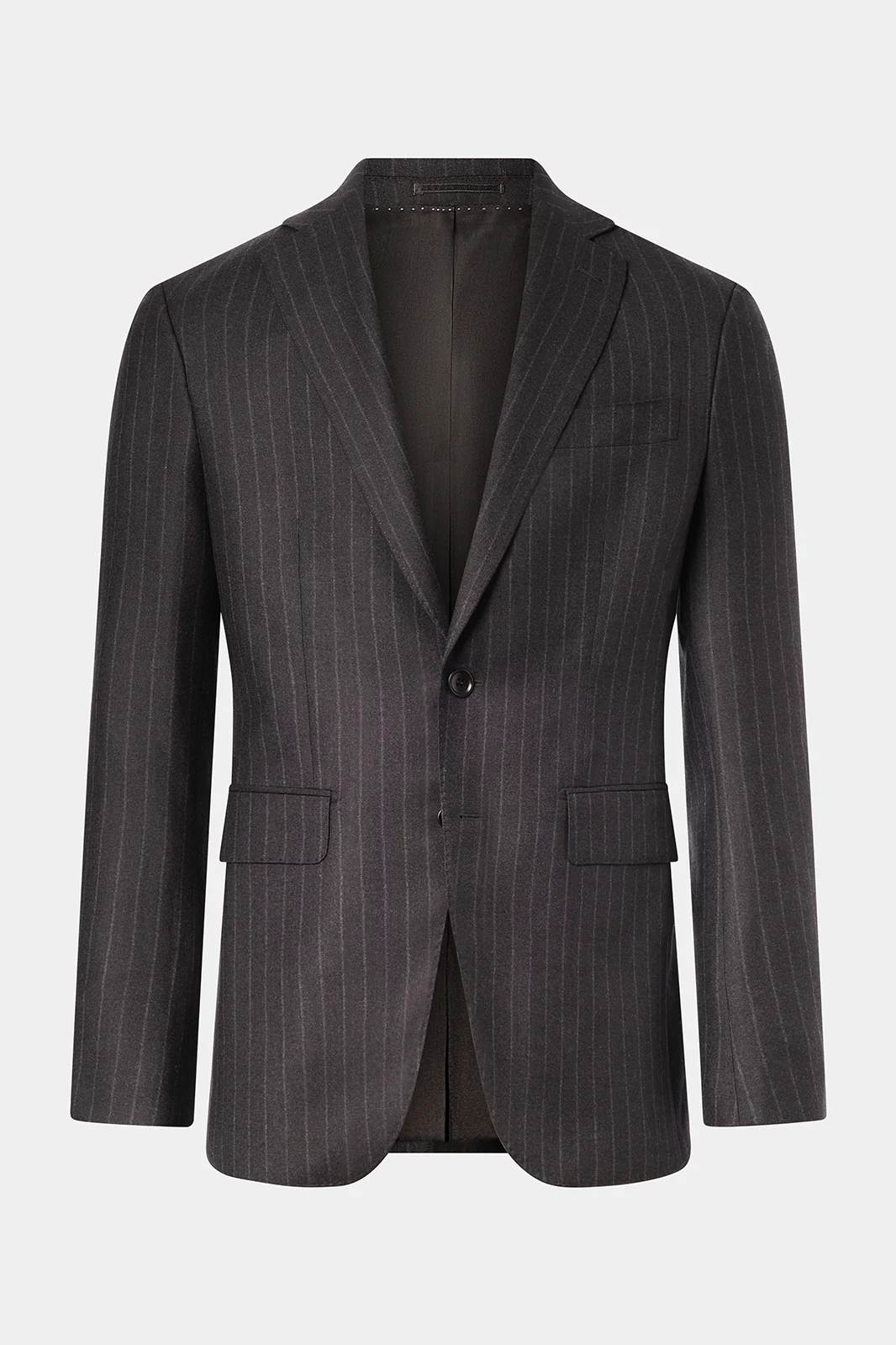 Costume en laine à rayures - Gris Anthracite - Image 5