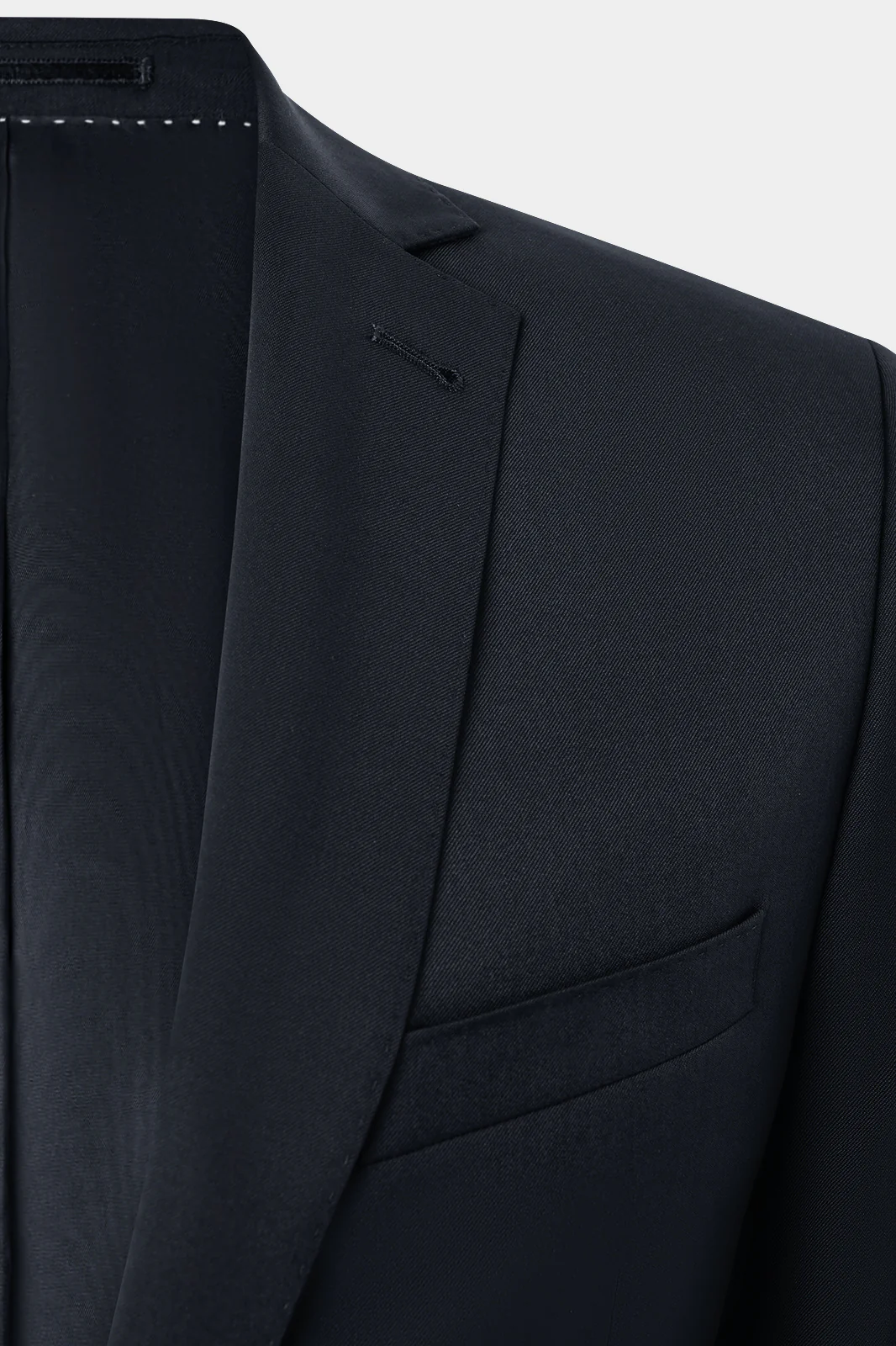 Costume revers fin non cintré - Noir - Image 3