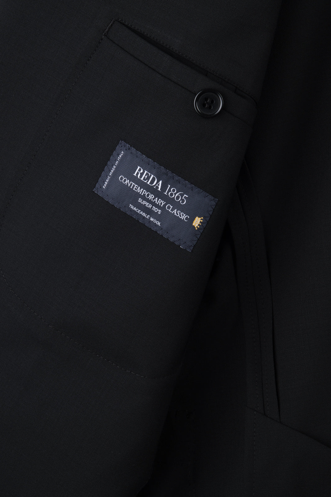 Costume en laine stretch Reda - Noir - Image 5