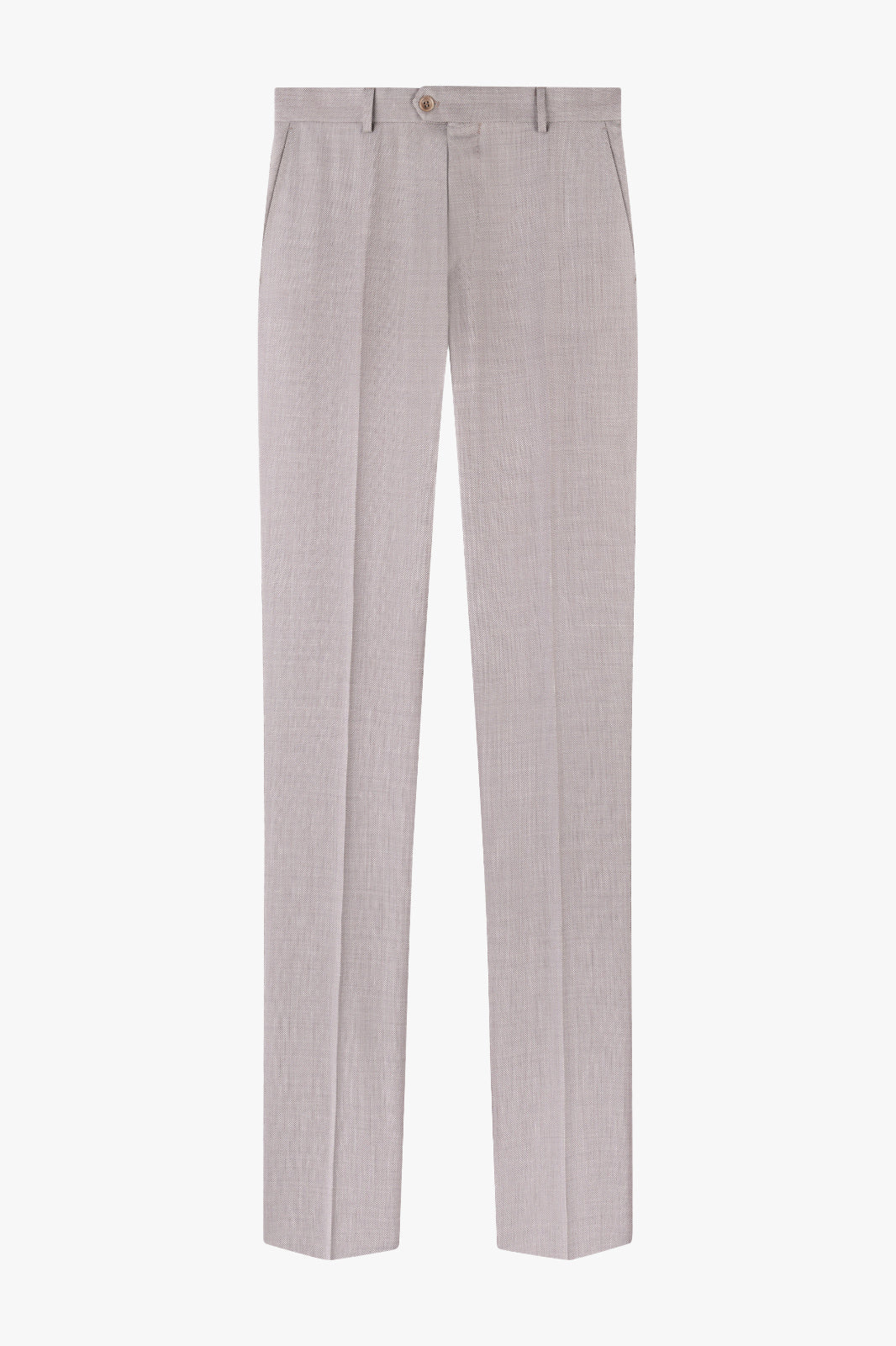Costume revers fin grain de caviar - Beige - Image 3