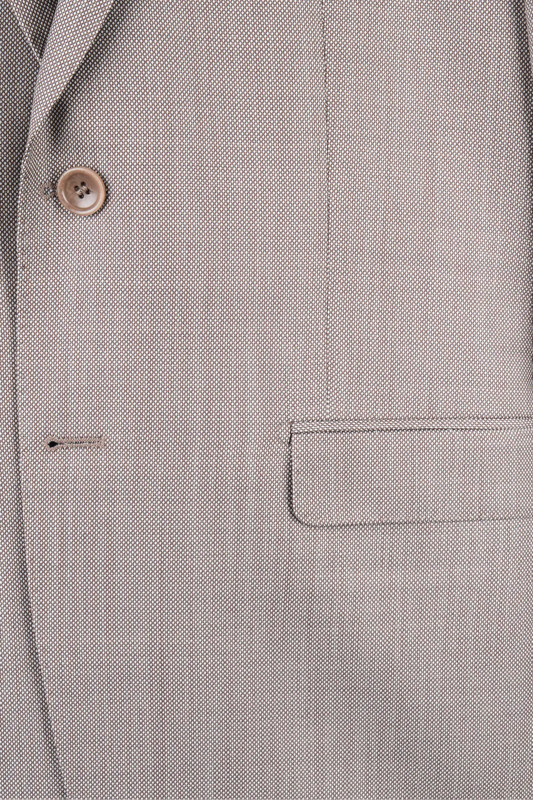 Costume revers fin grain de caviar - Beige - Image 4
