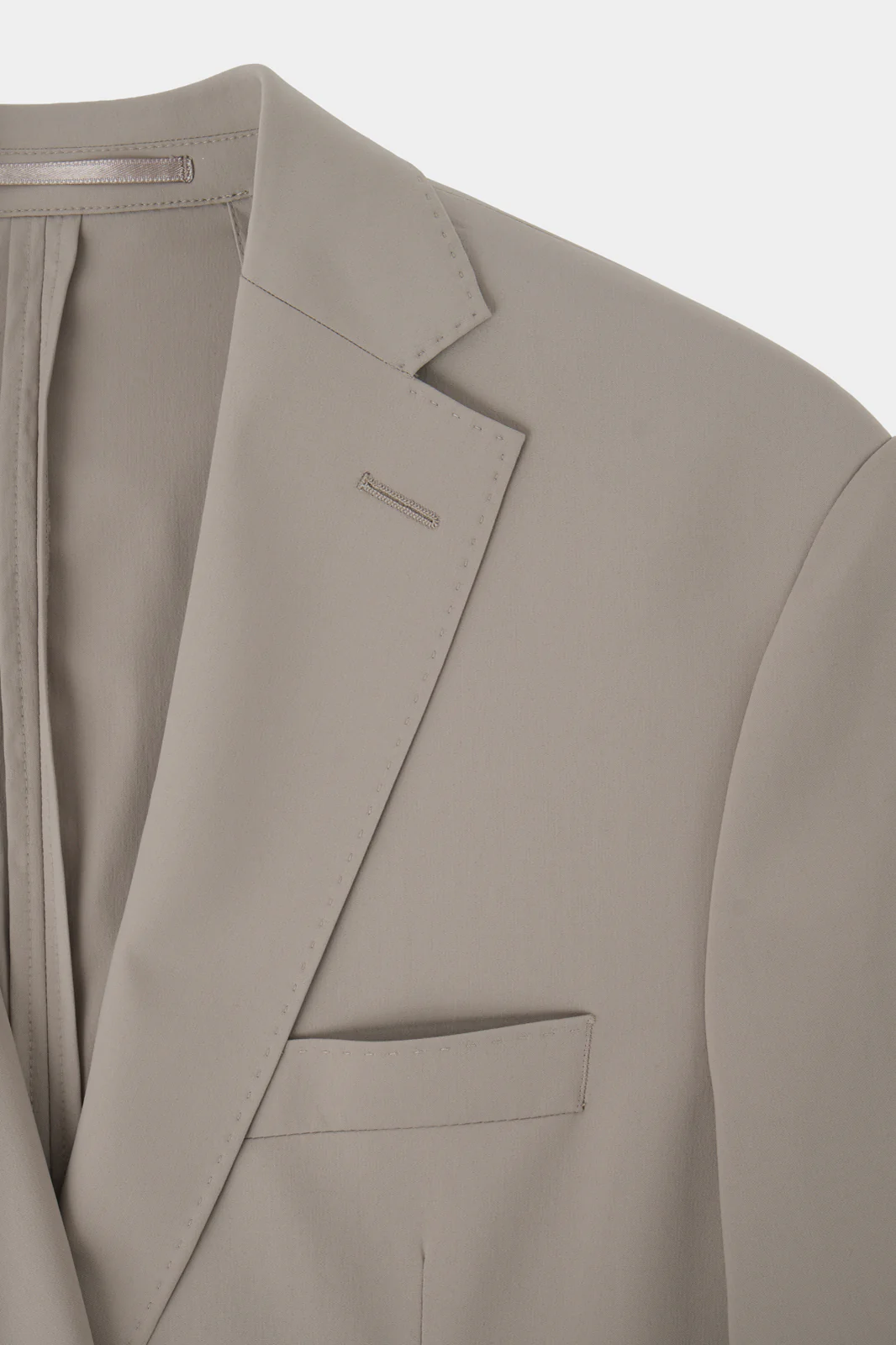 Costume poche plaquée - Beige - Image 3