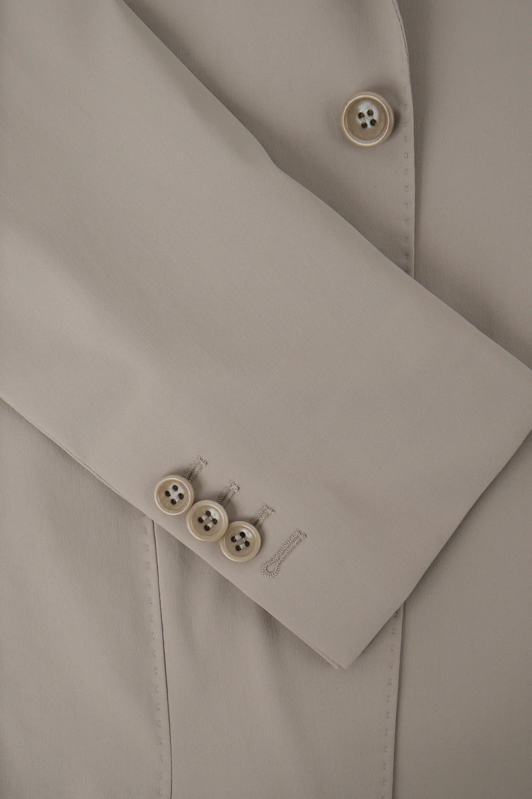 Costume poche plaquée - Beige - Image 4