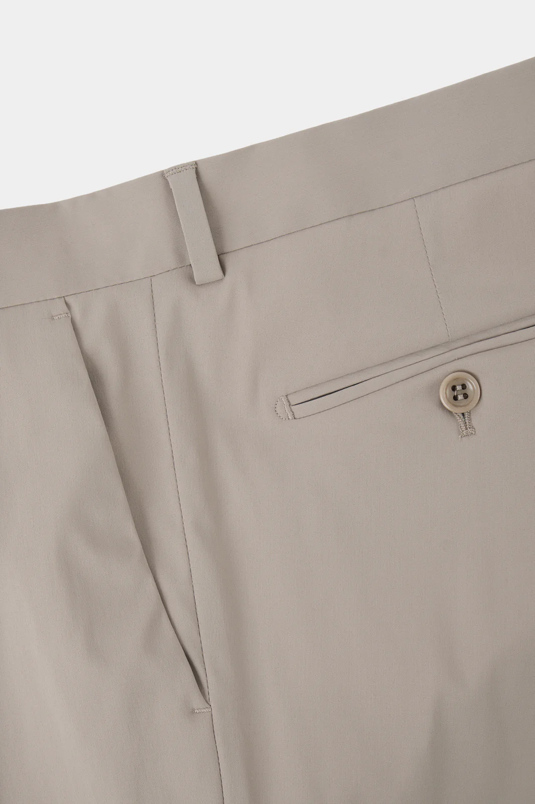 Costume poche plaquée - Beige - Image 6
