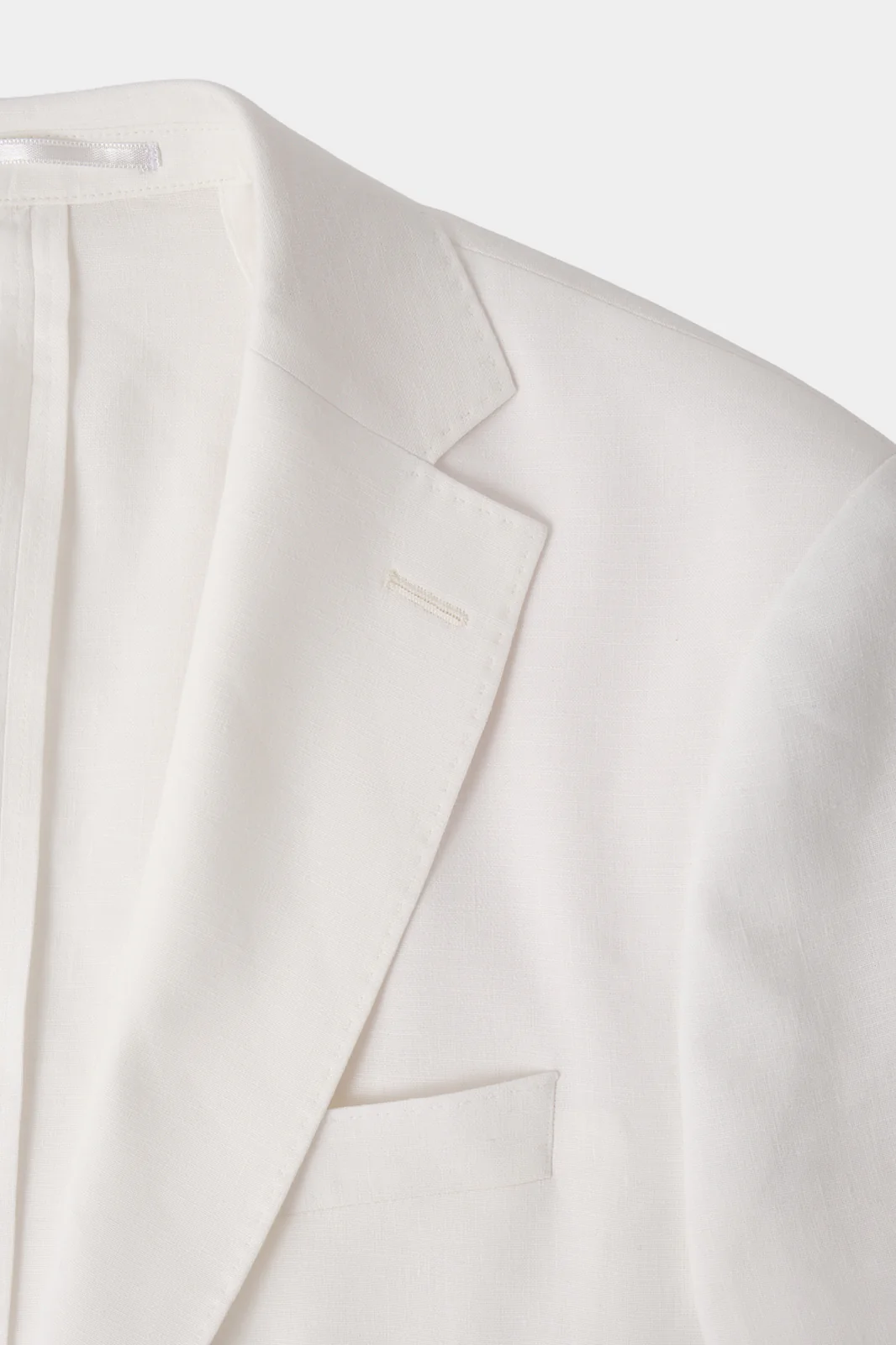 Costume poche plaquée - Blanc - Image 3