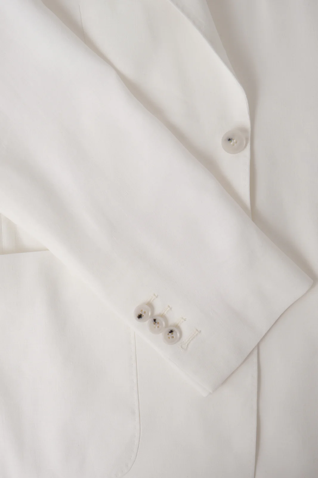 Costume poche plaquée - Blanc - Image 4