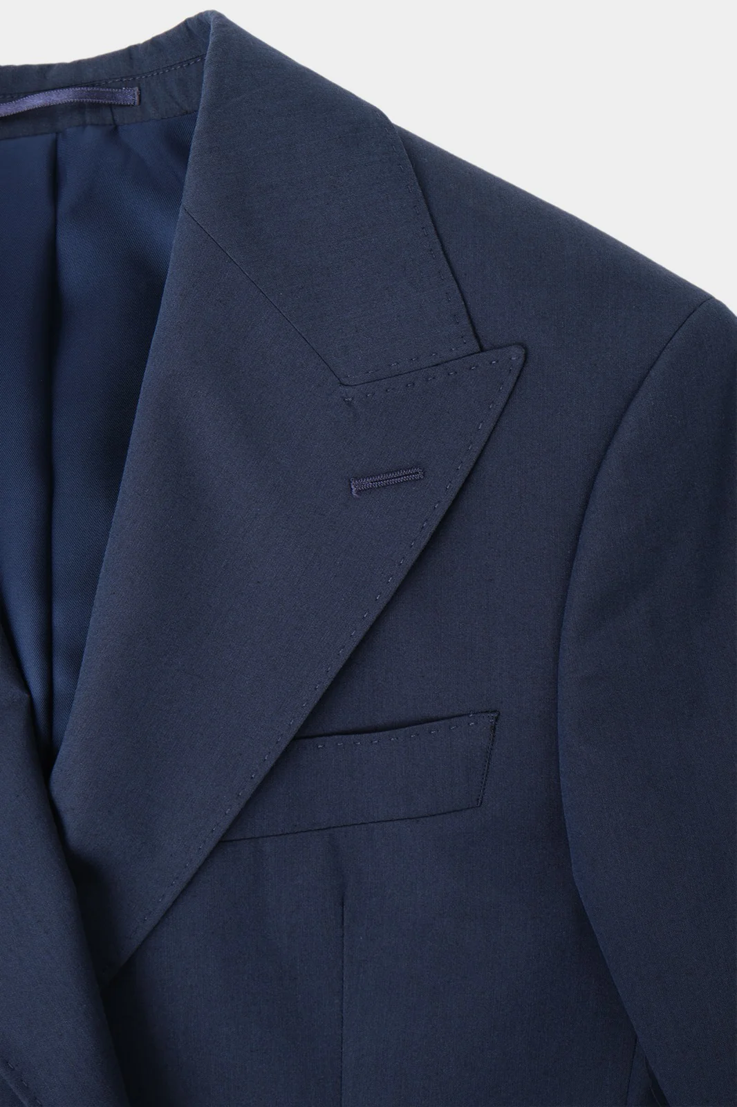Costume revers flèche et pantalon patte de serrage - Marine - Image 3