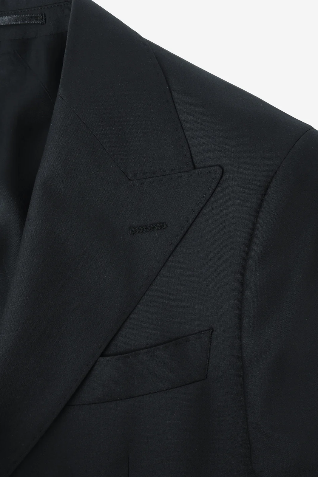 Costume revers flèche et pantalon patte de serrage - Noir - Image 3