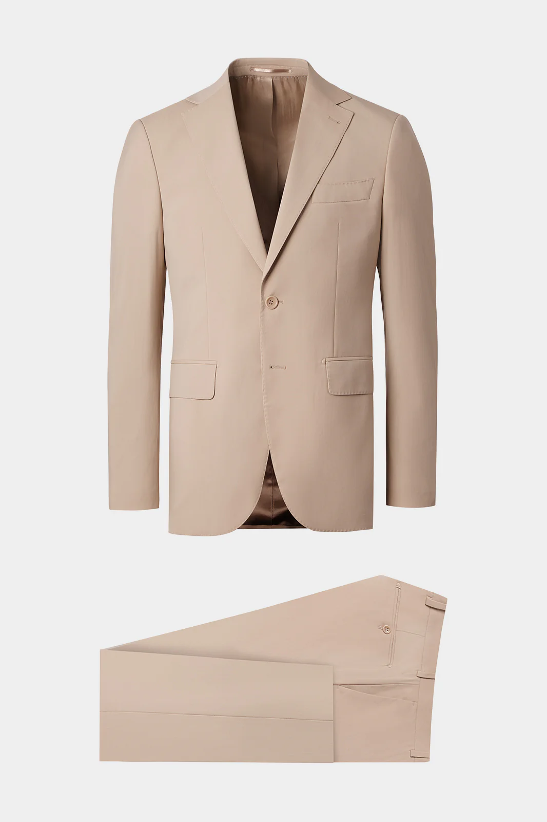 Costume revers large - Beige