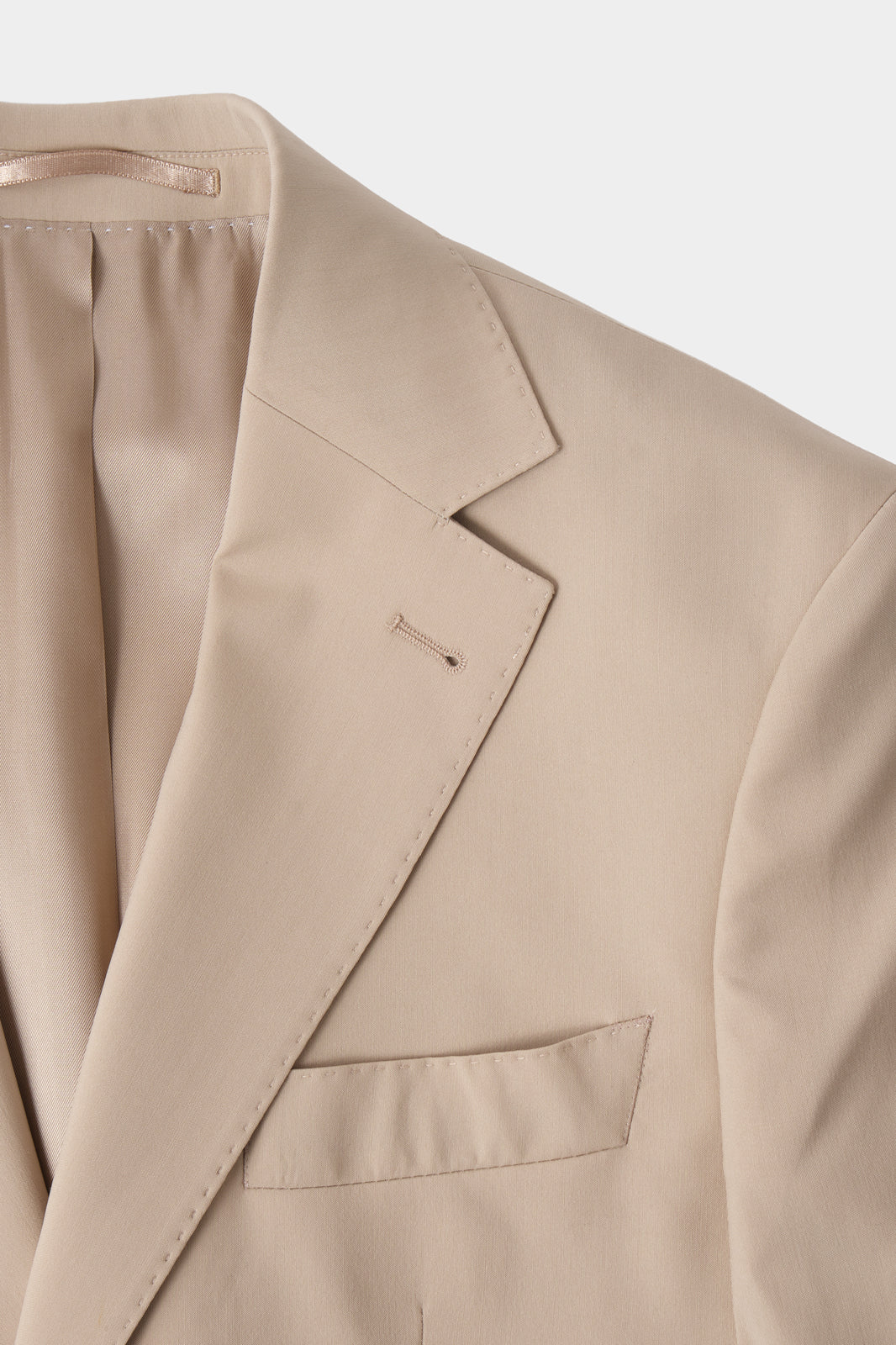 Costume revers large - Beige - Image 3