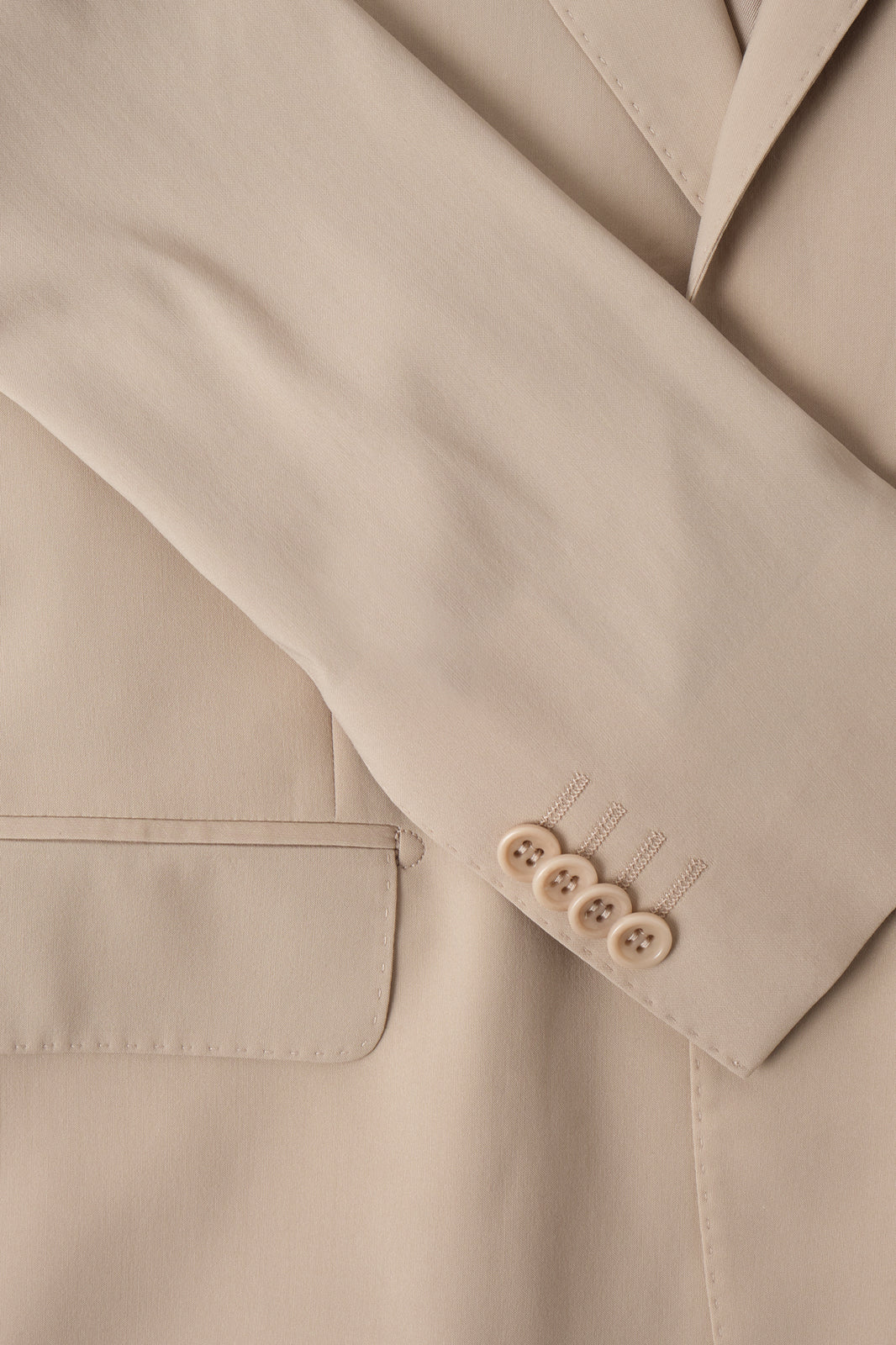 Costume revers large - Beige - Image 4