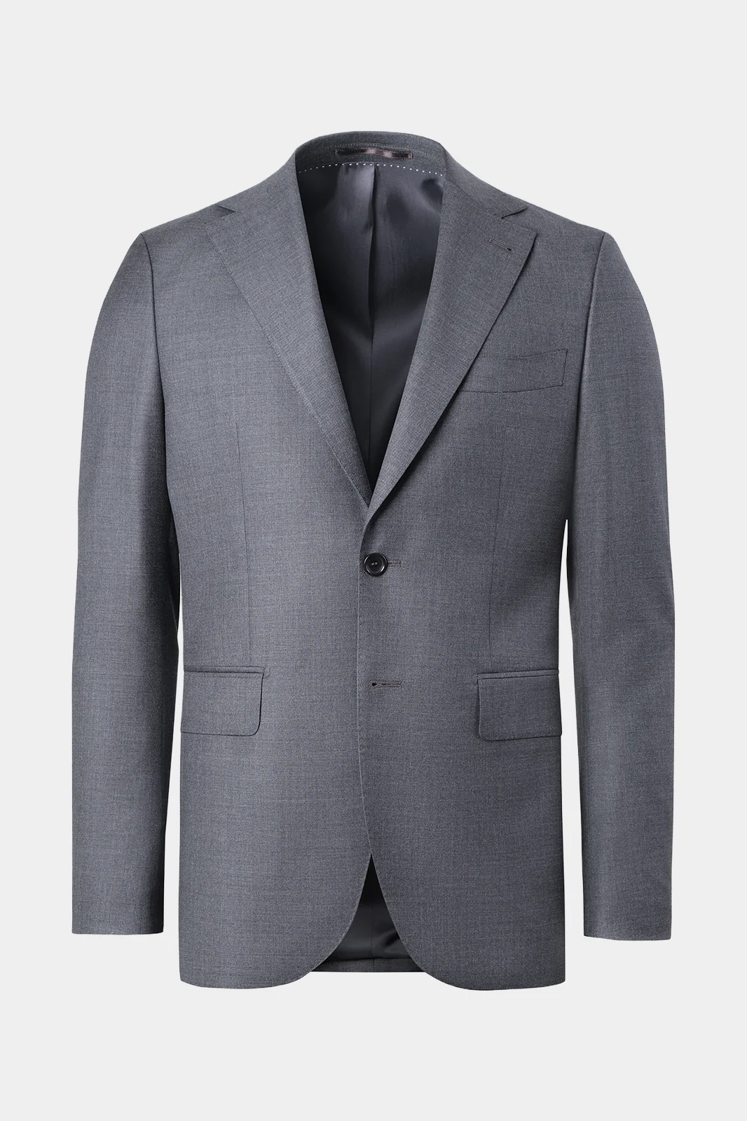 Costume revers large - Gris - Image 2