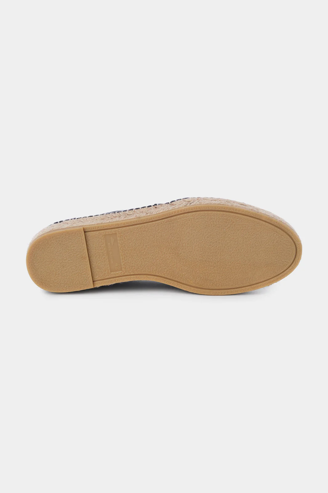 Espadrille en cuir - Marine - Image 5