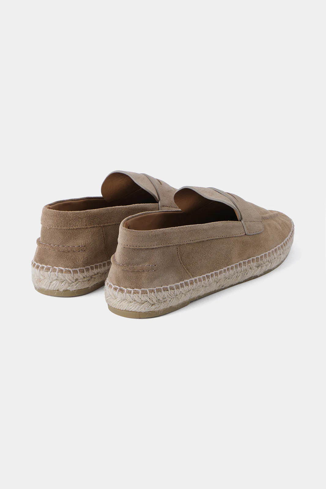 Espadrille en peau - Taupe - Image 3