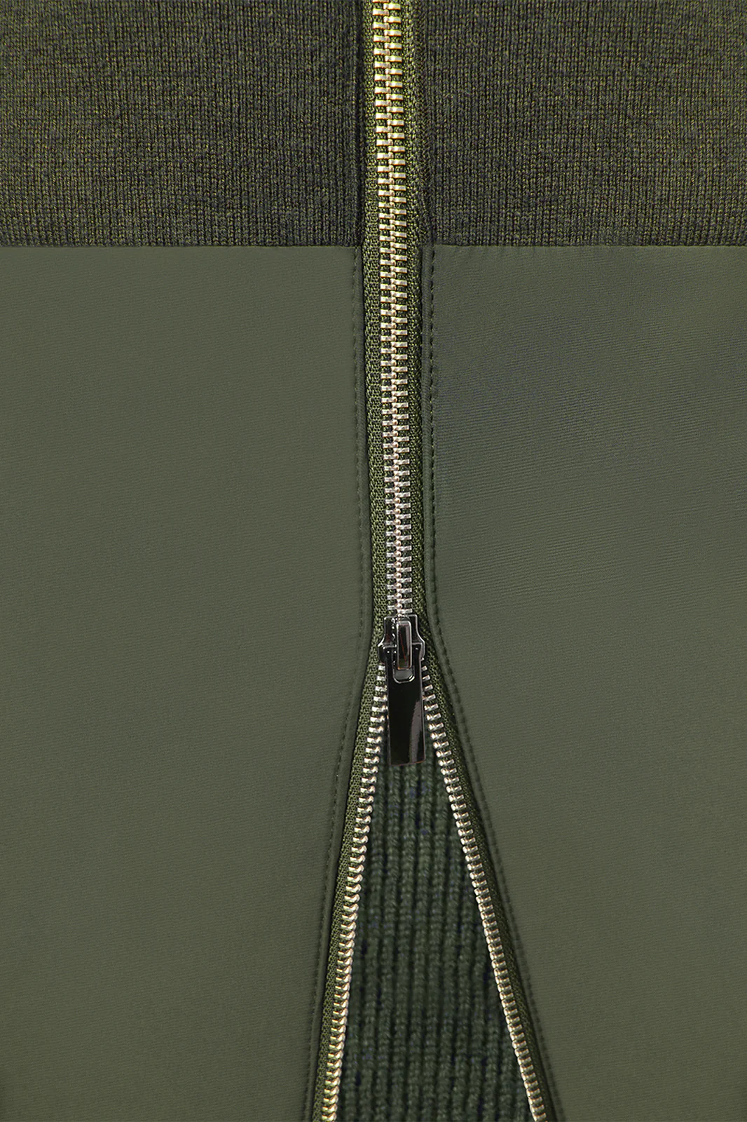 Gilet zippé technique à capuche - Kaki - Image 4