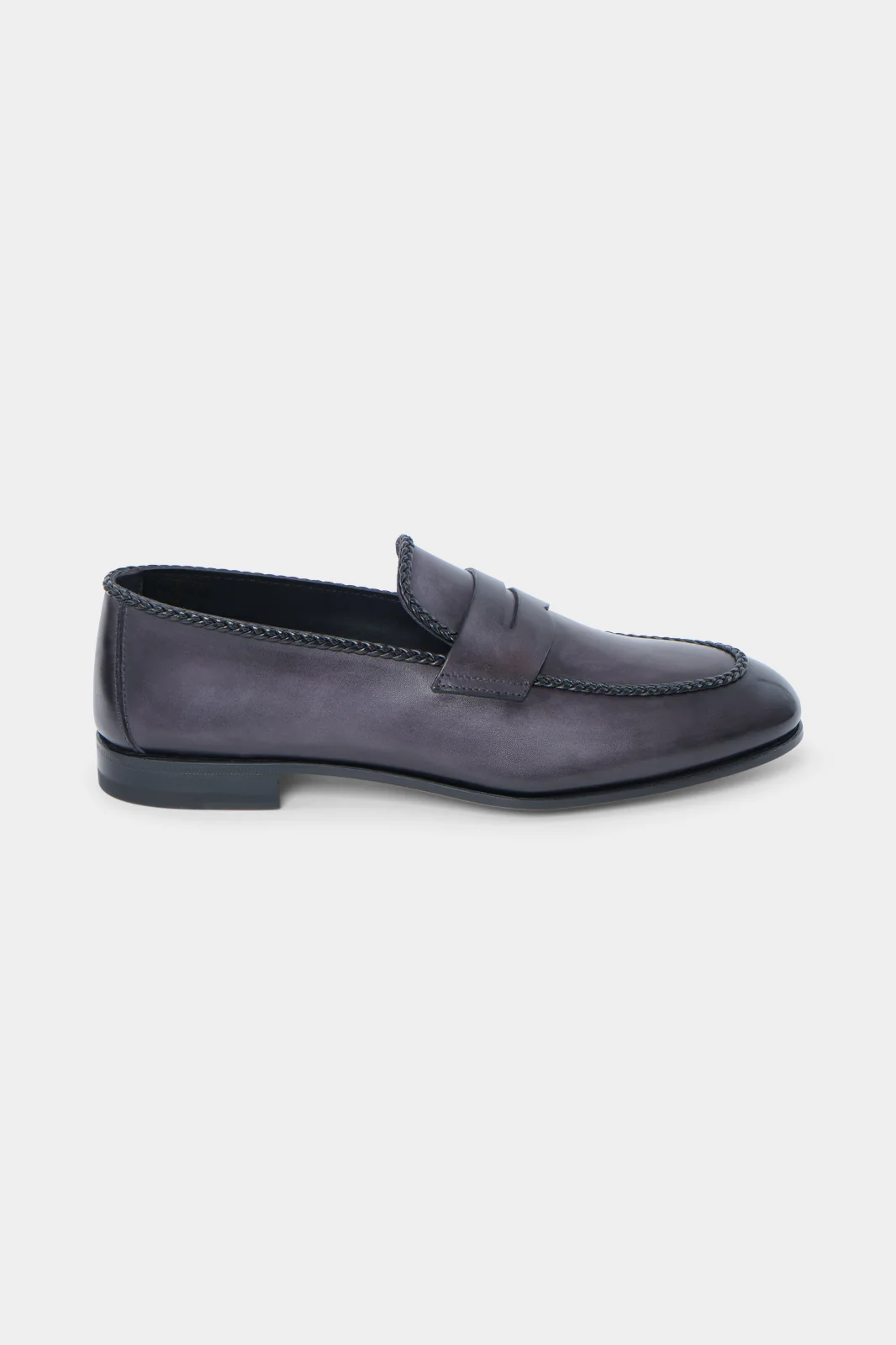 Mocassins Cuir - Gris - Image 4