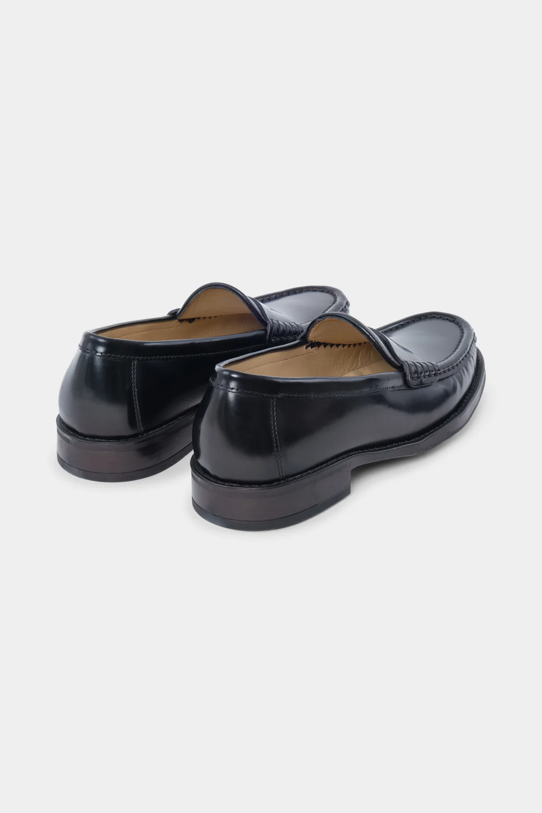 Mocassins en cuir glacé - Noir - Image 3